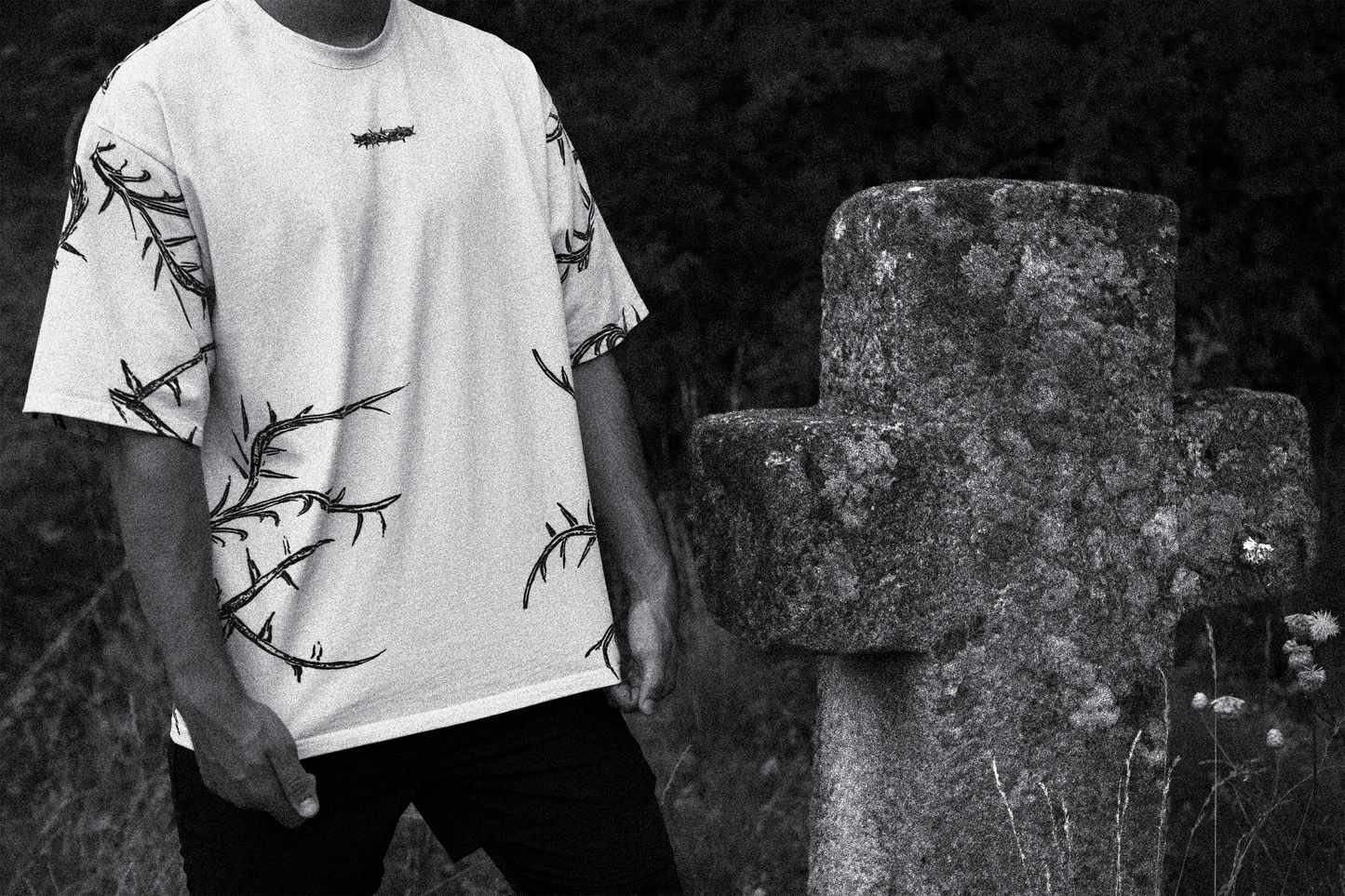 "Crown of Thorns" Oversized Christian T-Shirt