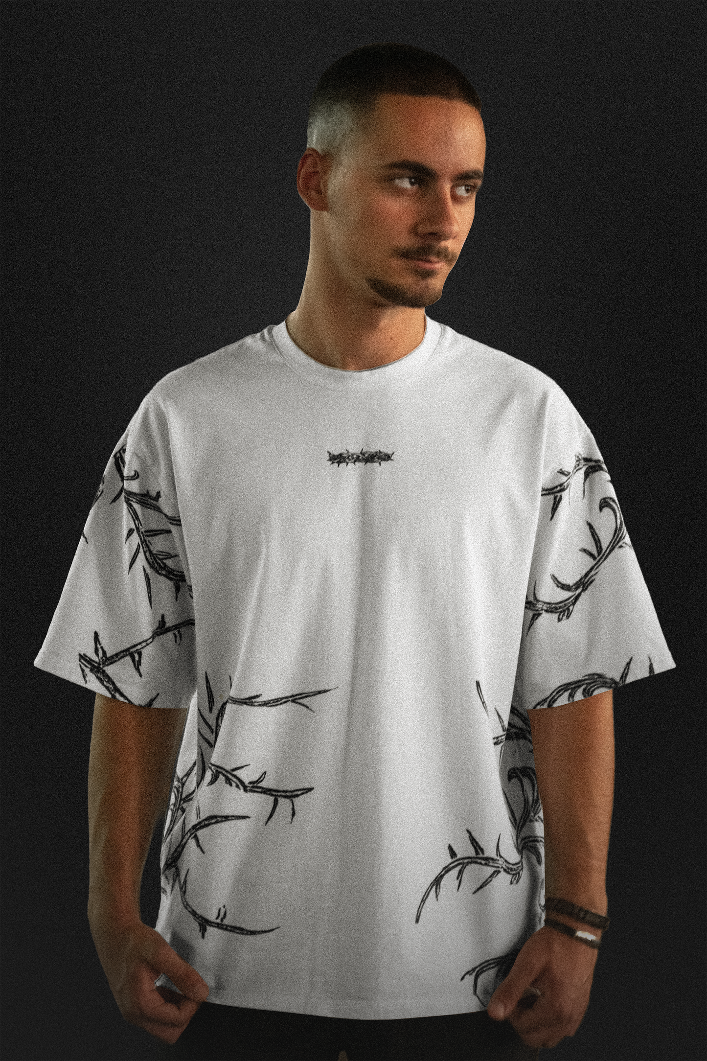 "Crown of Thorns" Oversized Christian T-Shirt