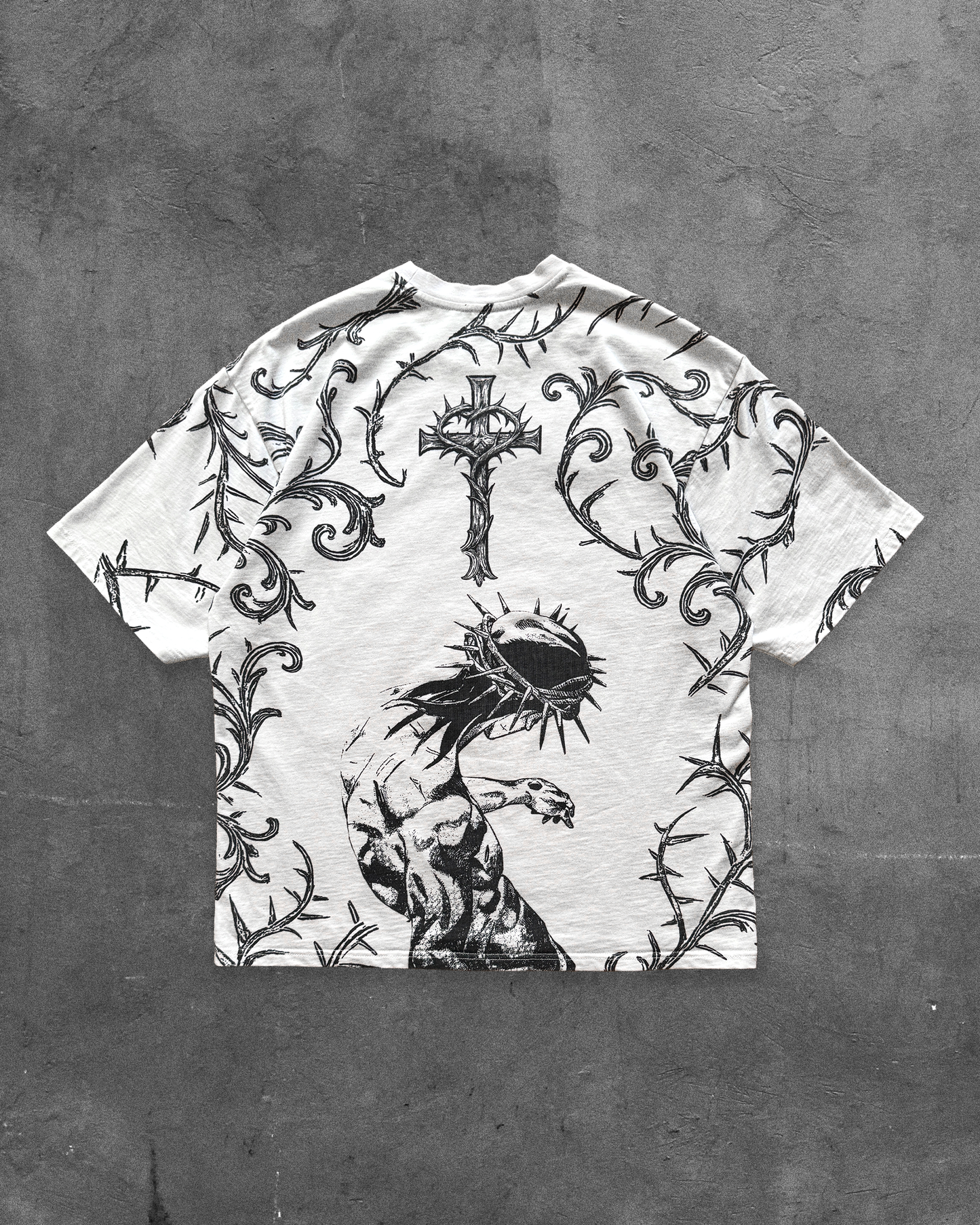"Crown of Thorns" Oversized Christian T-Shirt