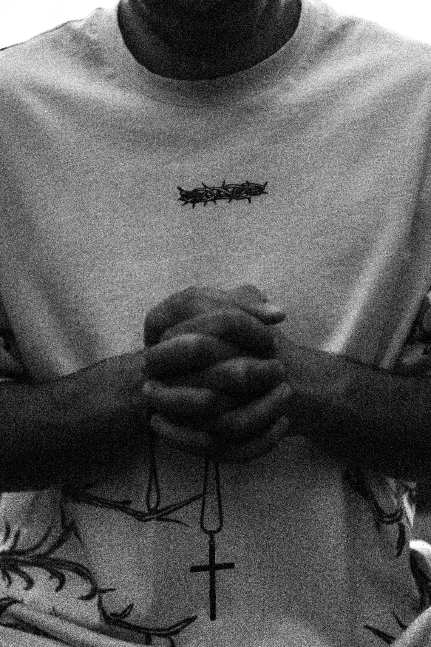 "Crown of Thorns" Oversized Christian T-Shirt
