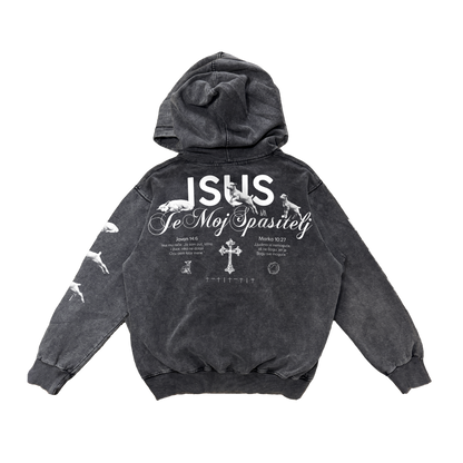 ISUS JE MOJ SPASITELJ - STONEWASHED OVERSAJZ DUKS