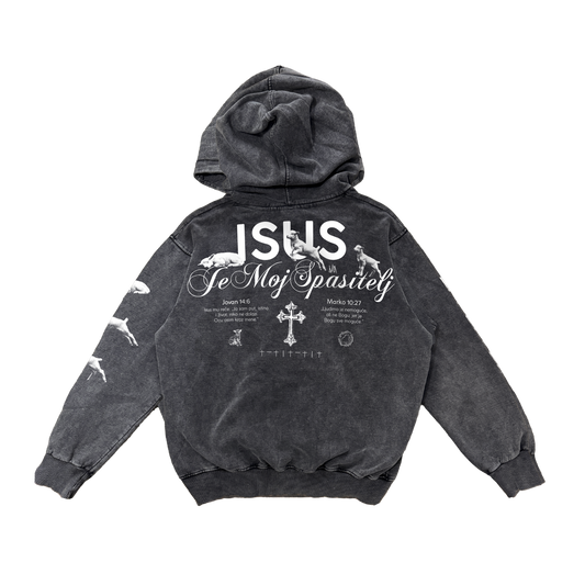 ISUS JE MOJ SPASITELJ - STONEWASHED OVERSAJZ DUKS