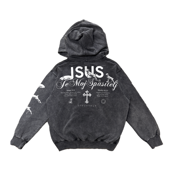 ISUS JE MOJ SPASITELJ - STONEWASHED OVERSAJZ DUKS