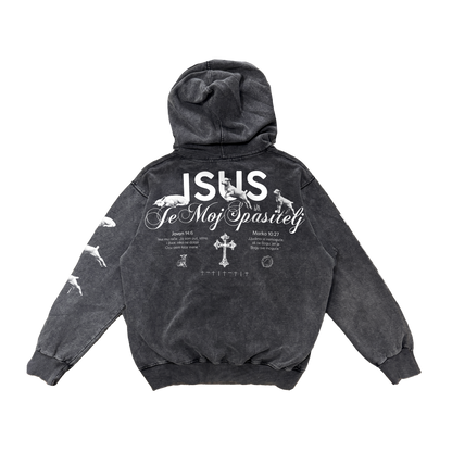 ISUS JE MOJ SPASITELJ - STONEWASHED OVERSAJZ DUKS