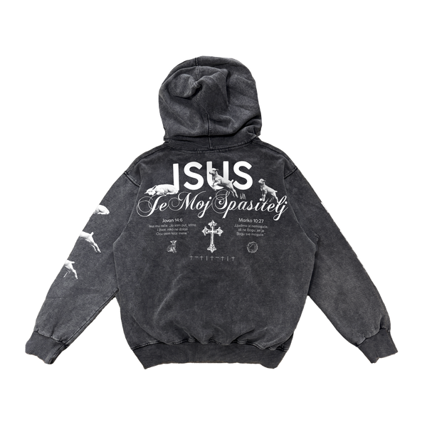 ISUS JE MOJ SPASITELJ - STONEWASHED OVERSAJZ DUKS