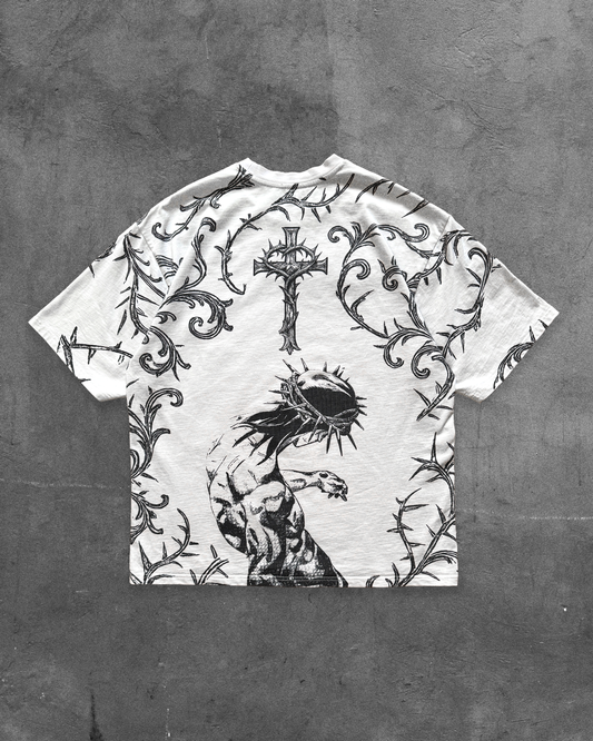 "Crown of Thorns" Oversized Christian T-Shirt