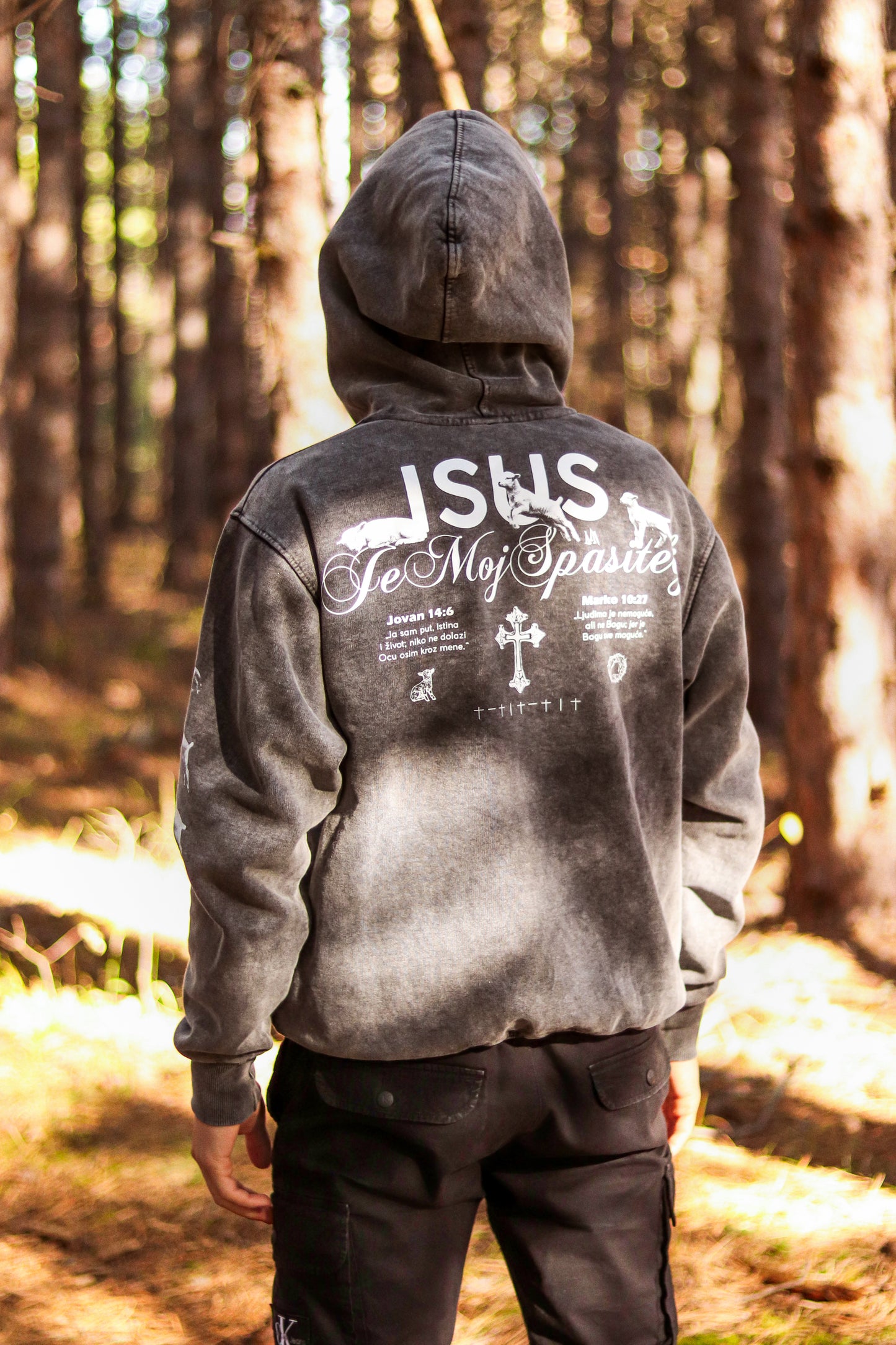 ISUS JE MOJ SPASITELJ - STONEWASHED OVERSAJZ DUKS